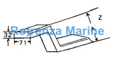 MACGREGOR CORNER PACKING Z-132, 32X71XA132