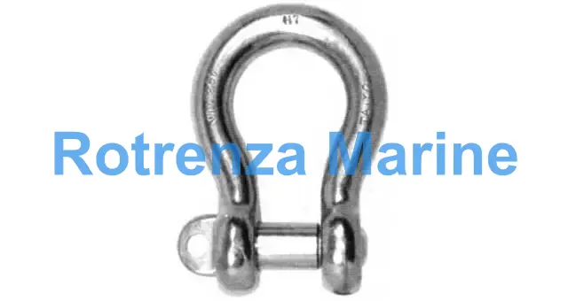 SHACKLE BOW EYE BOLT S. STEEL, BC 26MM SWL 4.0TON