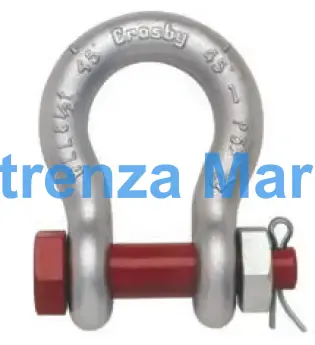 SHACKLE ANCHOR FORGED CROSBY, BOLT TYPE G-2130 GALV 2-1/2"