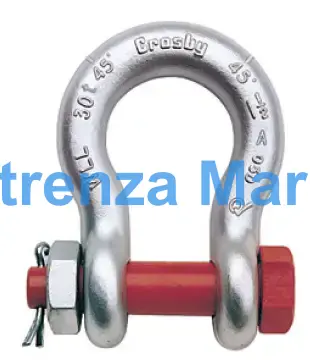 SHACKLE ANCHOR FORGED CROSBY, BOLT TYPE G-2140 GALV 1-1/2"