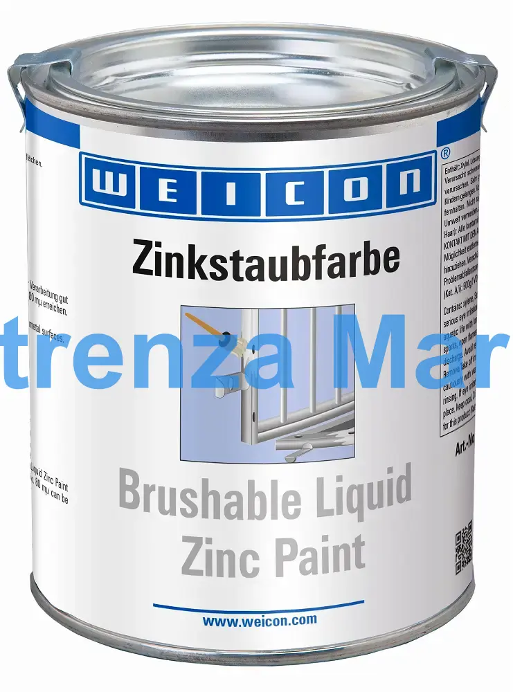 PAINT METAL PIGMENT WEICON, BRUSHABLE ZINC PAINT 750ML