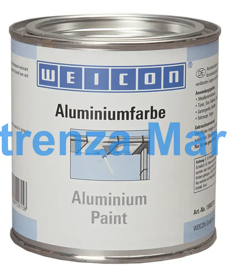 PAINT METAL PIGMENT WEICON, ALUMINIUM PAINT 375ML