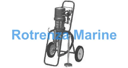 PAINT SPRAY AIRLESS AIR-POWERD, GRACO PRESIDENT SD CART 30:1