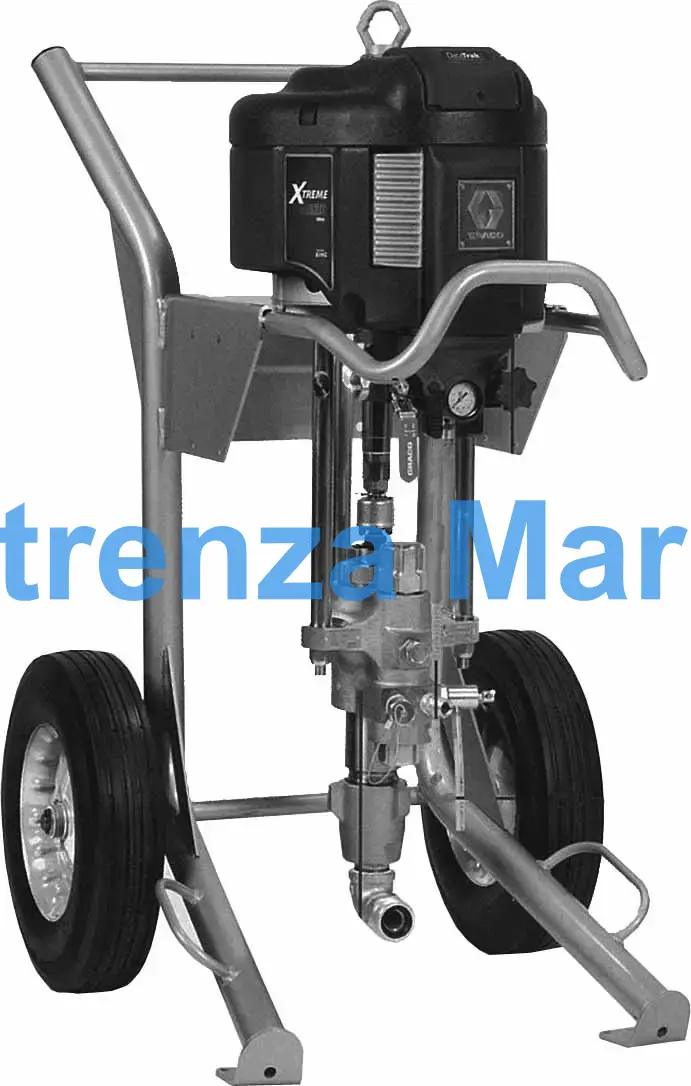 PAINT SPRAY AIRLESS AIR-POWERD, GRACO EXTREME L WT CART 40:1