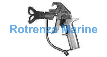 GUN AIRLESS SPRAY SILVER GUN, GRACO 235-461