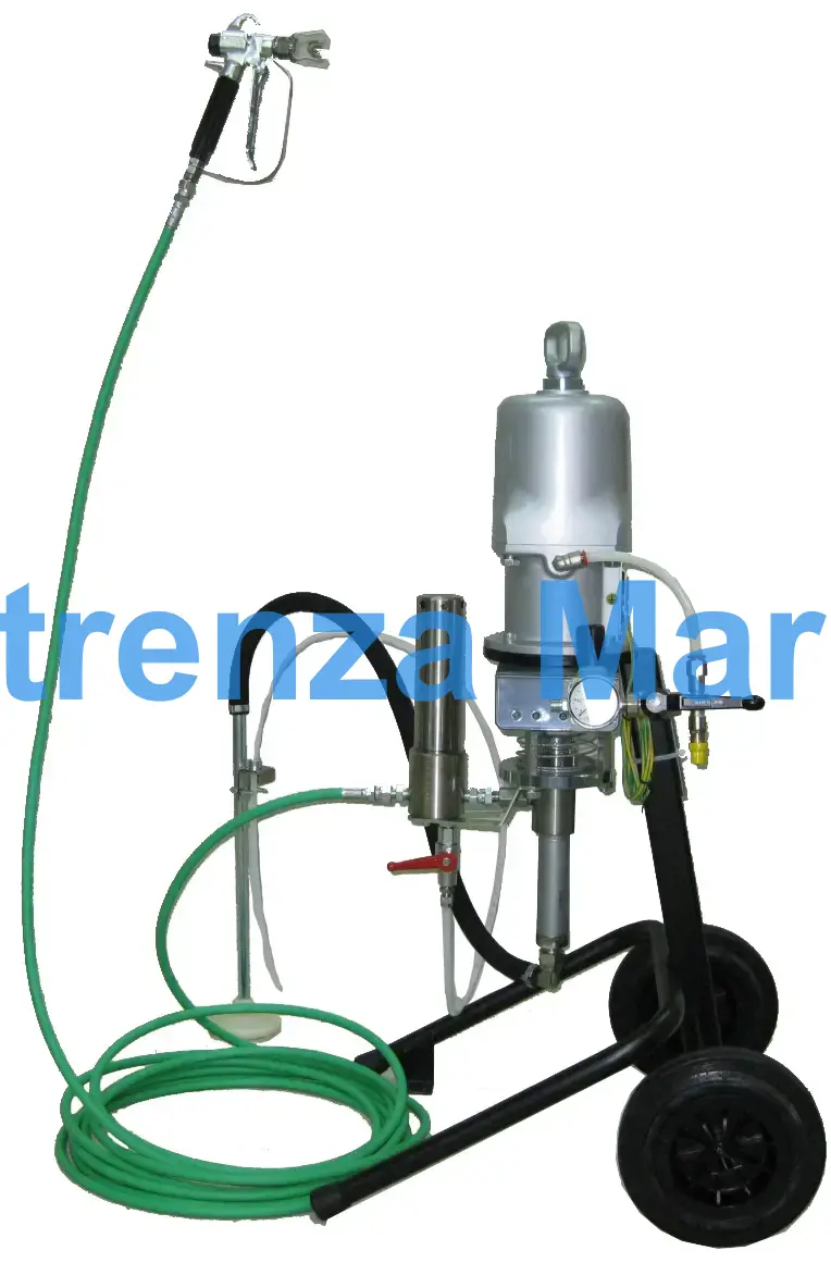 AIRLESS PAINT SPRAY CART TYPE, IWATA ALS-333B PUMP RATIO 25:1