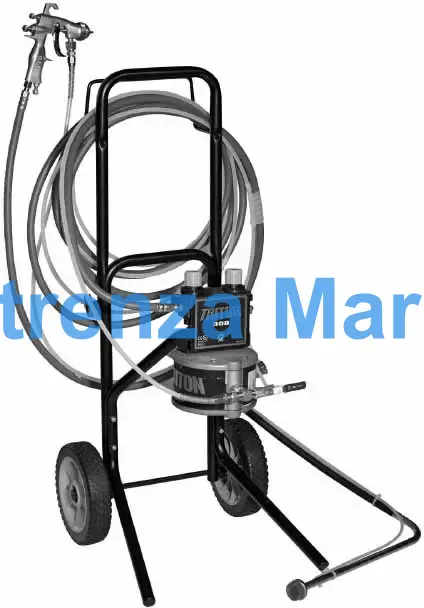 SPRAYER GRACO TRITON ALUM HAND, CART MOUNT CONVENTION 233482