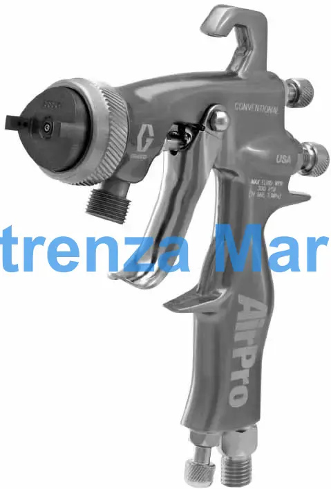 GUN SPRAY GRACO AIRPRO #288932, PRESSURE/CONVENTIONAL 0.070" 