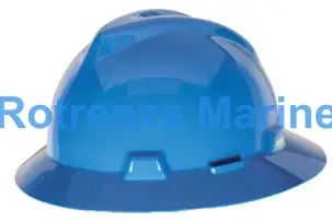 HAT SAFETY SLOTTED V-GARD, W/STAZ-ON SUSPENSION YELLOW M