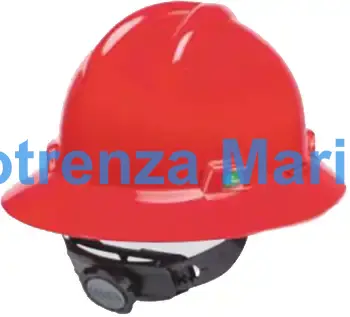 HAT SAFETY V-GARD GREEN HIGH, DENSITY POLYETHYLENE RED