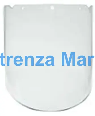 VISOR MOLDED V-GARD CLEAR, 263X432X2.49MM MSA 10115853