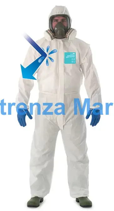 WORKWEAR PE LAMINATE FABRIC, M.GARD 2000 COMFORT WHITE M