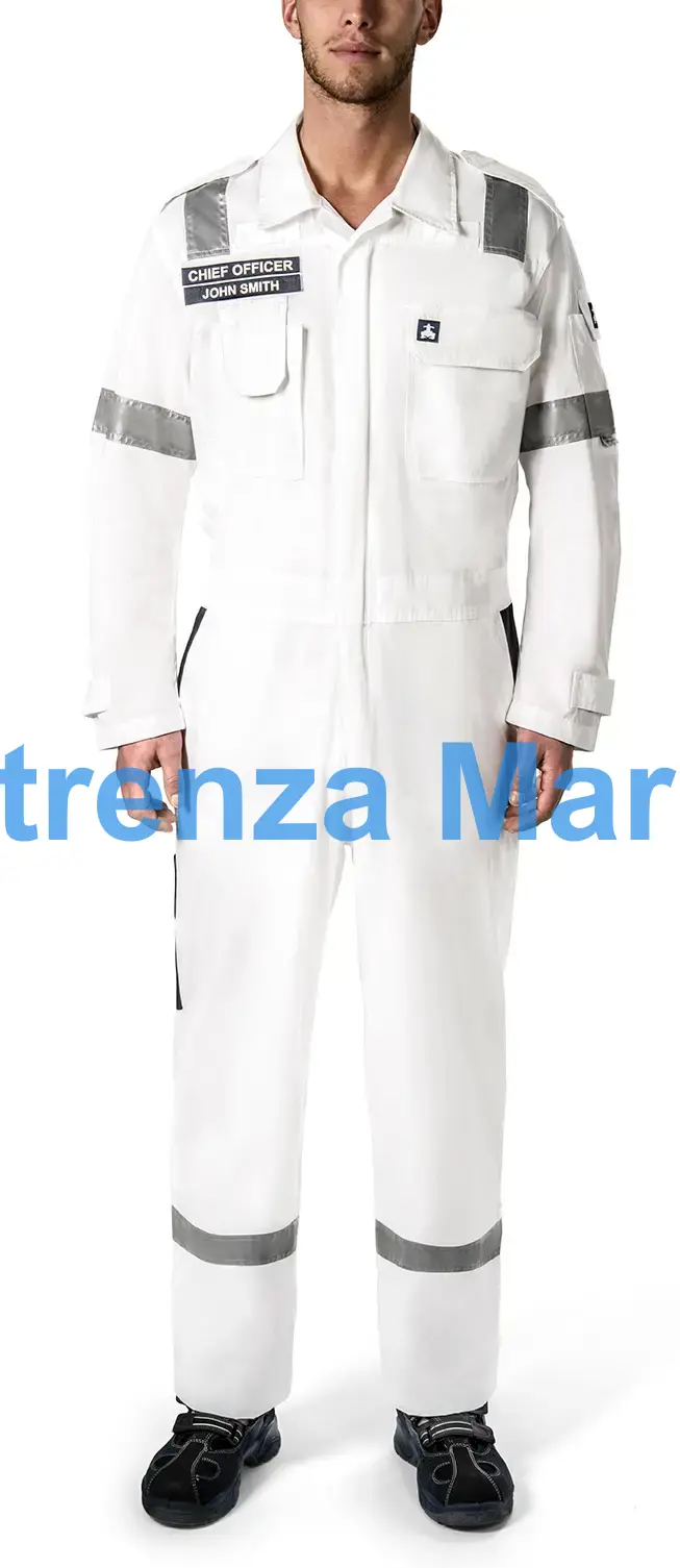 BOILERSUIT COTTON REFLECT HEAT, REGULATE UVPROTECT WHITE L 