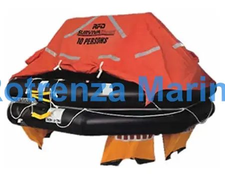 LIFERAFT INFLATABLE FOR 6MEN, THROW-OVER TYPE