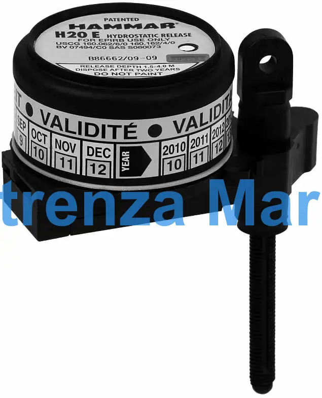 HYDROSTATIC RELEASE UNIT, HAMMER H20 E FOR EPIRB