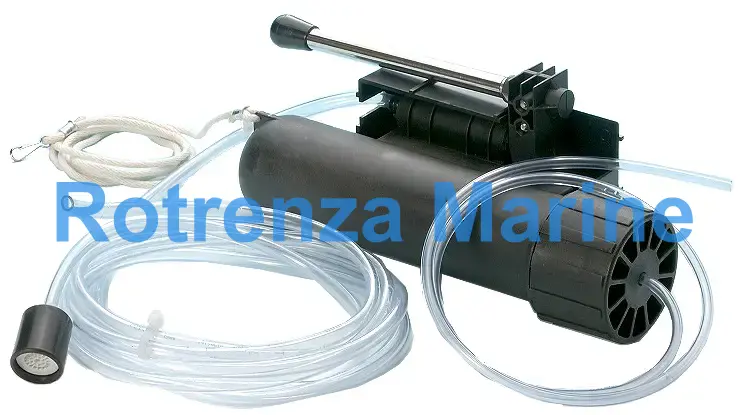 DESALINATOR REVERSE OSMOSIS, MANUALLY POWERED FOR LIFEBOAT