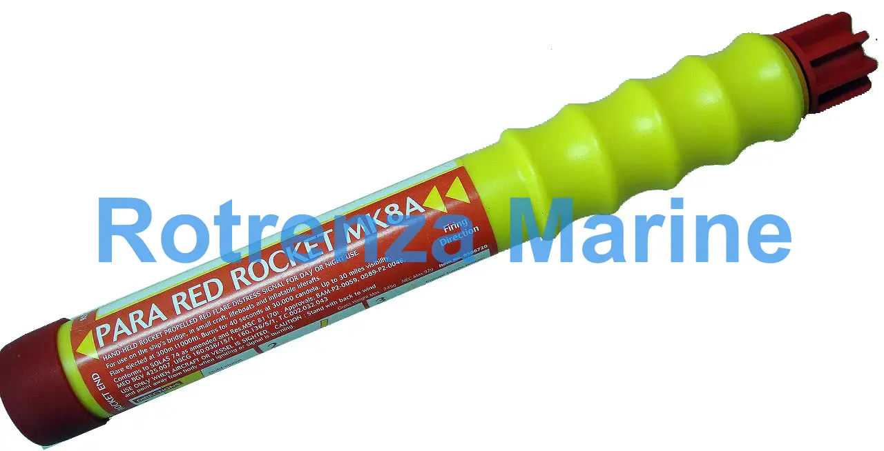 PARAREDROCKET MK8A PAINSWESSEX, 9507550 SOLAS/MED APPROVED