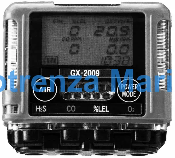 MONITOR MULTI TOXIC GAS, PERSONAL RIKEN GX-2009