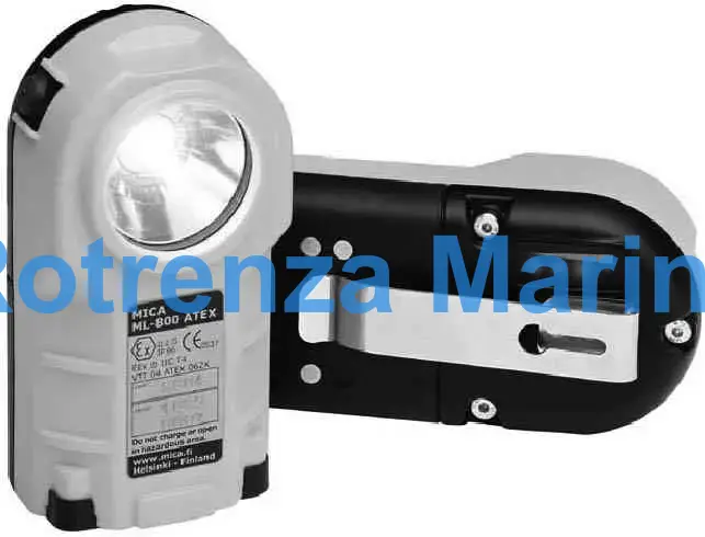 SAFETY HANDLAMP RECHARGEABLE, LED HIPOWER MICA ML-808ATEX EM