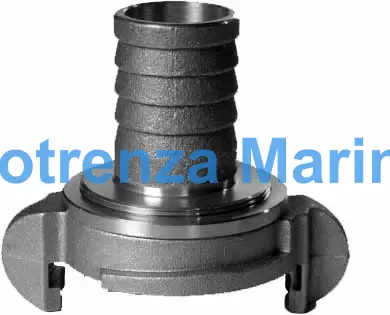 HOSECOUPLING REDUCING NAKAJIMA, 2-1/2" CONNECT X1-1/2"HOSEEND