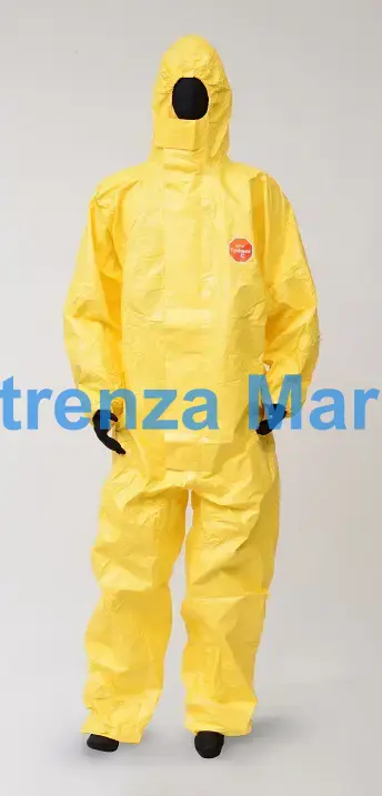 CHEMICAL PROTECTION SUITS, DISPOSABLE  TYCHEM C SIZE XL