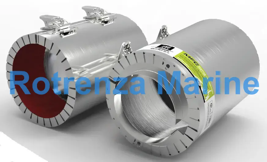 COLLAR FIRESTOP TRANSITIONAL, MFC90T 90MM STEEL&PLASTIC PIPE