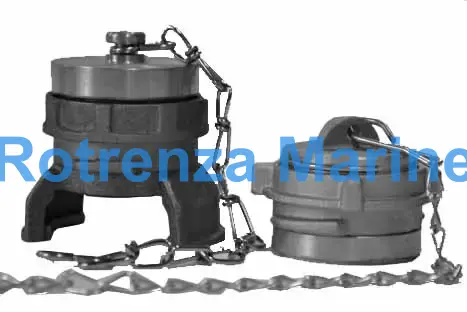 CAP W/LOCK RING ALUMI, GUILLEMIN LUG 70MM SM048070