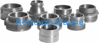 ADAPTER HOSE BRASS UNI45 45X2", UNI FEMALE X BSP FEMALE