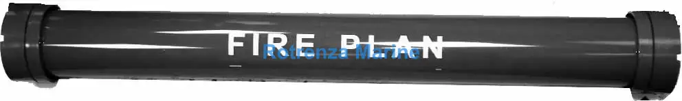 FIRE PLAN HOLDER, 110MM DIA X 1MTR LENGTH