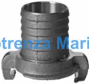 COUPLING HOSE BRASS NS, LUG 68MM HOSEEND 50MM SM140050  