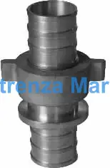 COUPLING HOSE BRASS LRT, 2-1/2"/HOSE END 63MM SM206630 