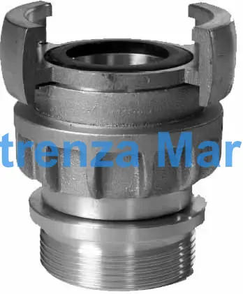 ADAPTER HOSE BRASS NOR 2-1/2", (LAS 1/65A) X 2-1/2"BSP MALE