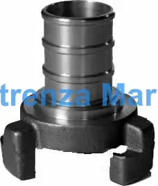 COUPLING HOSE BRASS BARCELONA, DN70 LUG 85MM/HOSE END 38MM