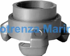 ADAPTER COUPLING ALUMI DN70, BARCELONA 2" BSP MALE LUG 85MM