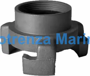 ADAPTER COUPLING BRASS DN70, BARCELONA 2"BSP FEMALE LUG85MM