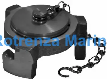 CAP HOSE COUPLING BRASS DN70, BARCELONS LUG 85MM SM562070