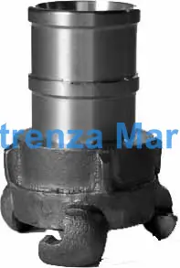 COUPLING HOSE BRASS ROTA 3, LUGS/2-1/2" HOSE END 50MM