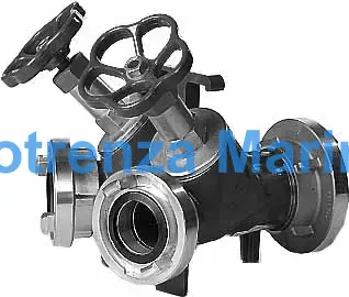 Y PIECE WITH COCK ALUMI STORZ, LUG SIZE 81MM