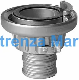 COUPLING HOSE ALUMI/PRESSAL, SMS 2-1/2" HOSE END 50MM