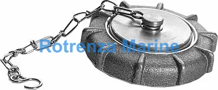 CAP HOSE COUPLING SM94263, BRASS SMS 2-1/2" 