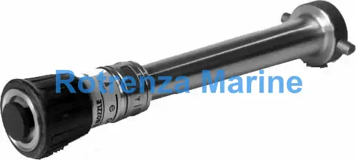 NOZZLE FIRE JET/SPRAY SHORT, BRASS PIN LUG 1-1/2" 11-1/2TPI 