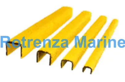 COVER LADDER RUNG ANTISLIP, SQUARE 20X400MM YELLOW FINE 