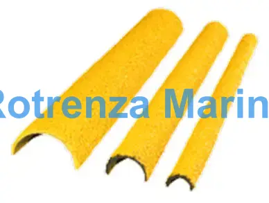 COVER RUNG ANTISLIP ROUND, 40X450MM SAFETY YELLOW FINE 