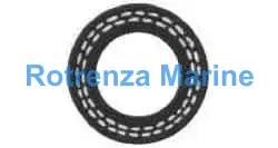 HOSE WATER RUBBER WRAPPED &, FABRIC 4KG 25MMX2B