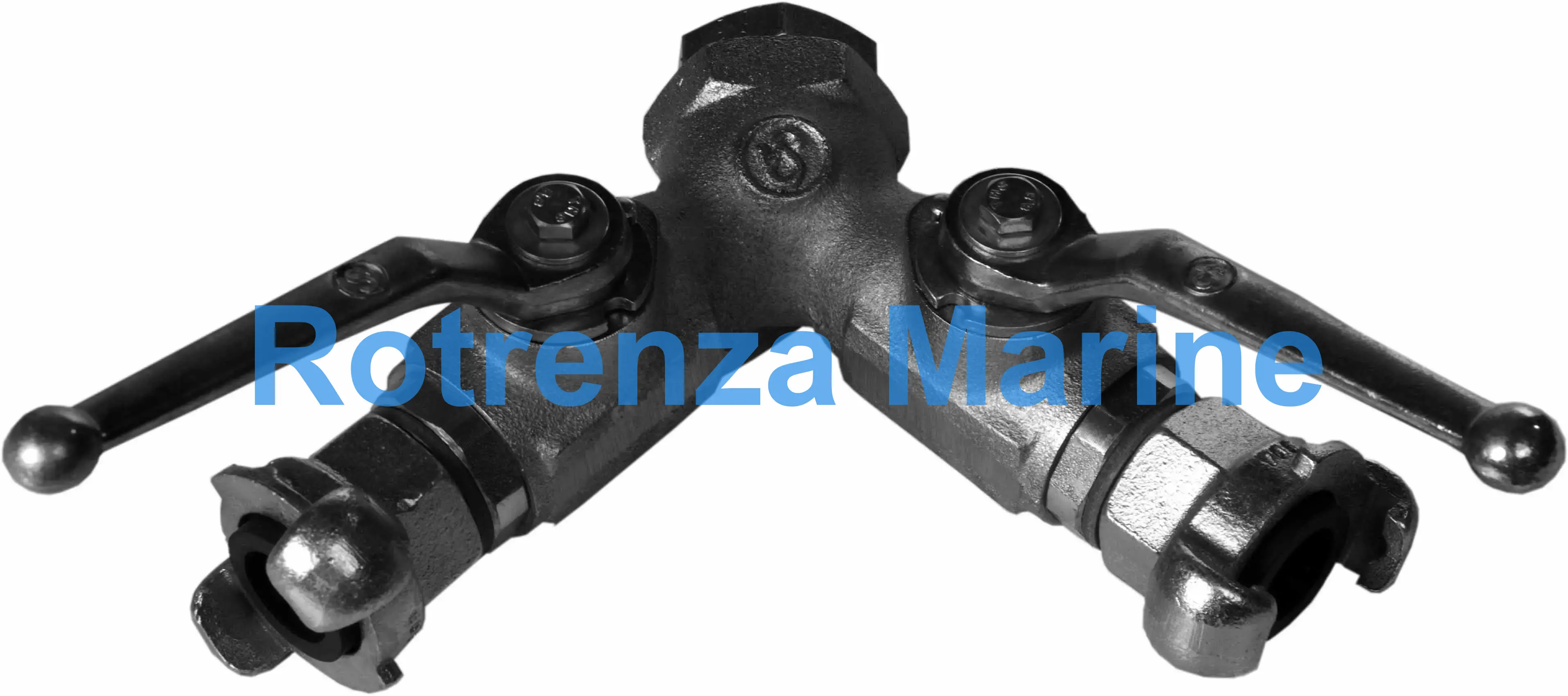 COCK AIR DOUBLE CAST IRON, LUG SIZE 42MM 1" BSP FEMALE