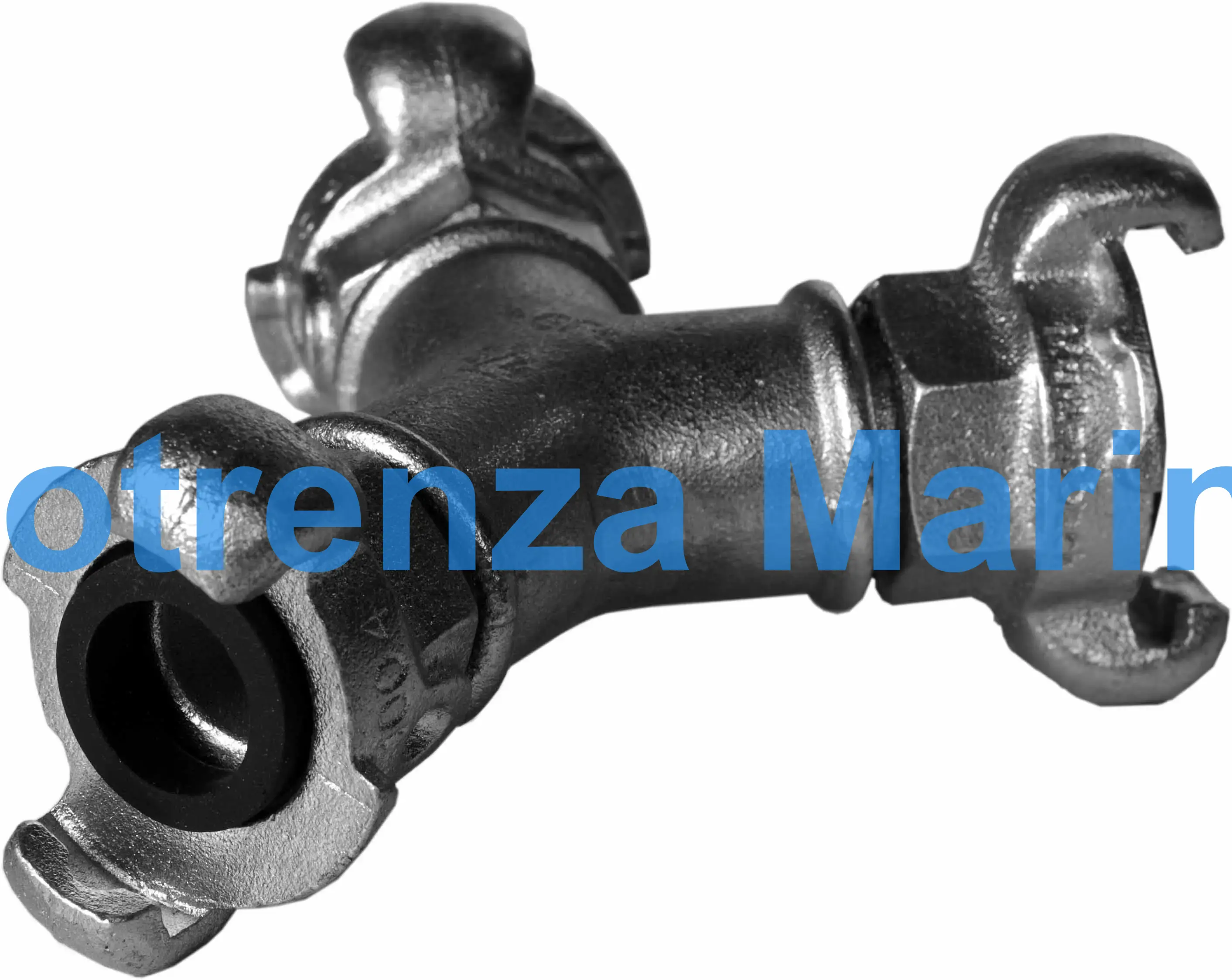 COUPLING AIR HOSE 3-WAY, CAST IRON LUG SIZE 42MM 