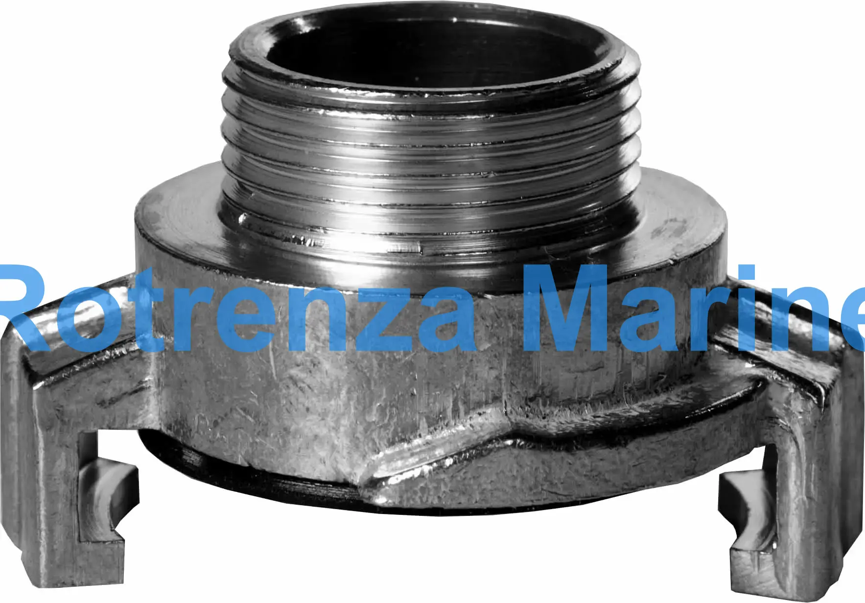 ADAPTER WATER HOSE BRASS, LUG 40MM 3/4" BSP MALE 