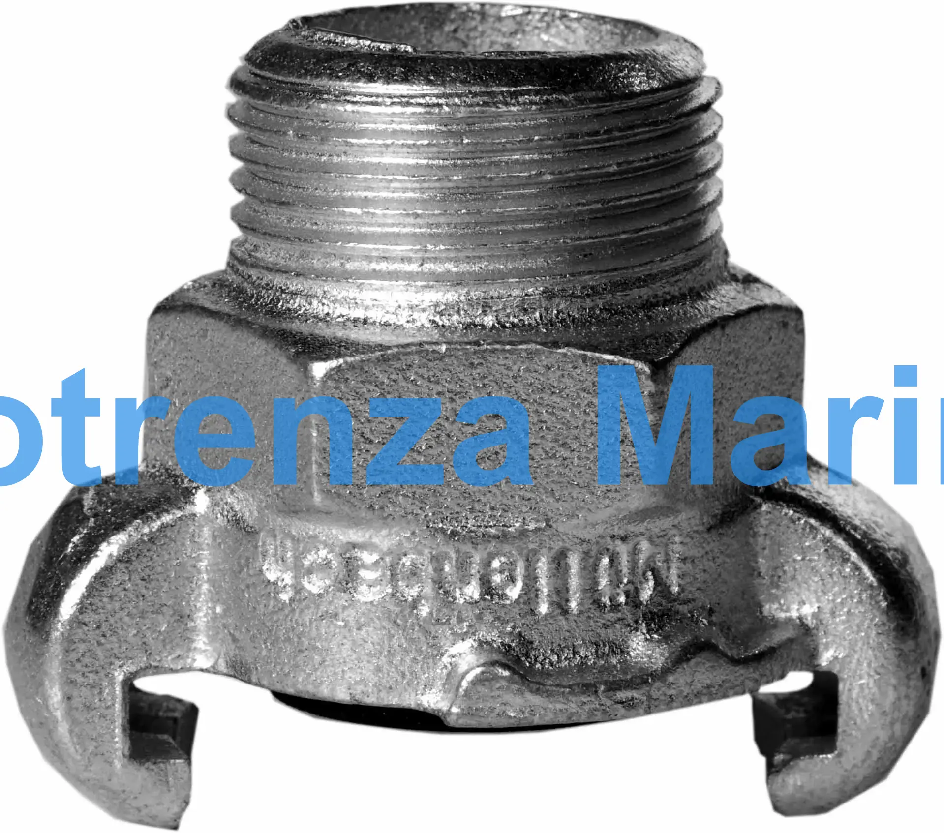 ADAPTER AIR HOSE CAST IRON, LUG 42MM 1-1/4" BSP MALE