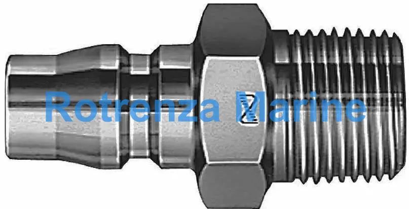 COUPLER QUICK-CONNECT STEEL, 600PM R-3/4