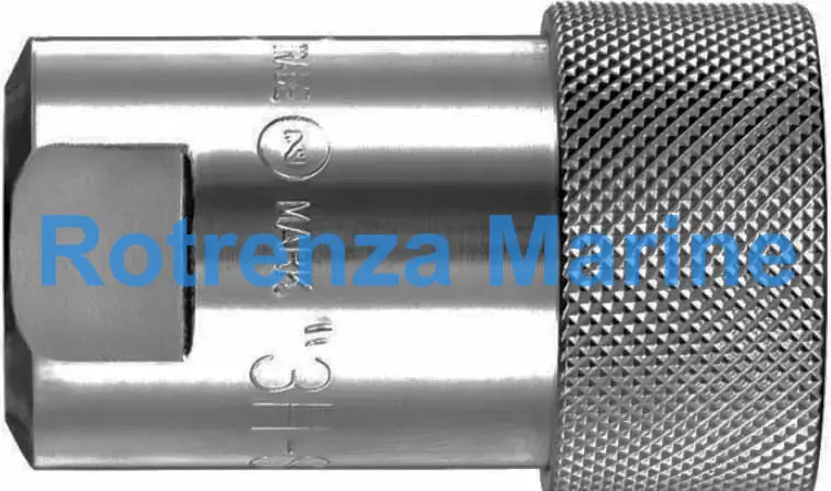 COUPLER QUICK-CONNECT STEEL, SOCKET 8-HS RC-1